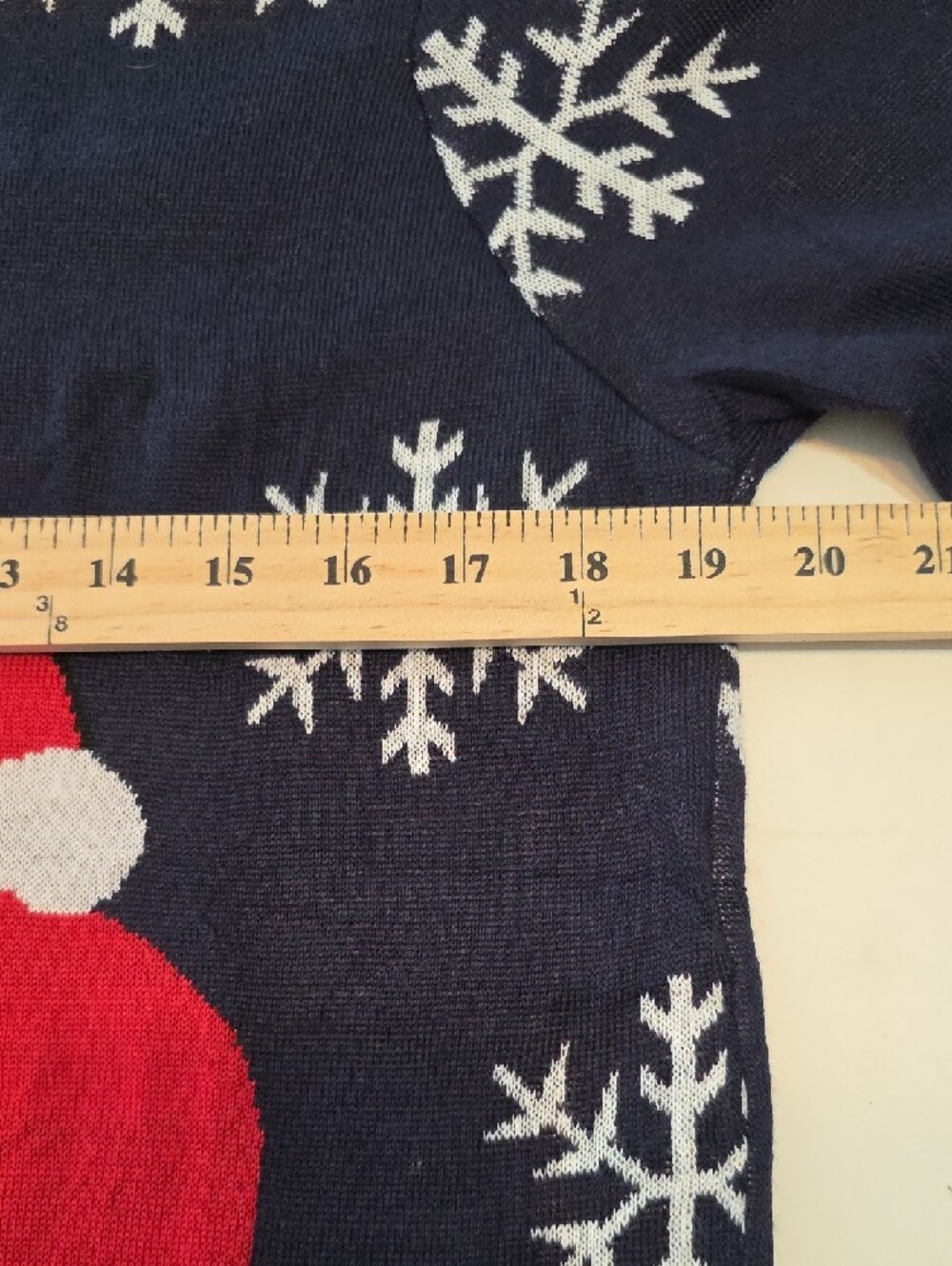Tipsy Elves Whale Tail Ugly Christmas Sweater Navy Blue Mens Medium Santa Thong - Picture 10 of 12